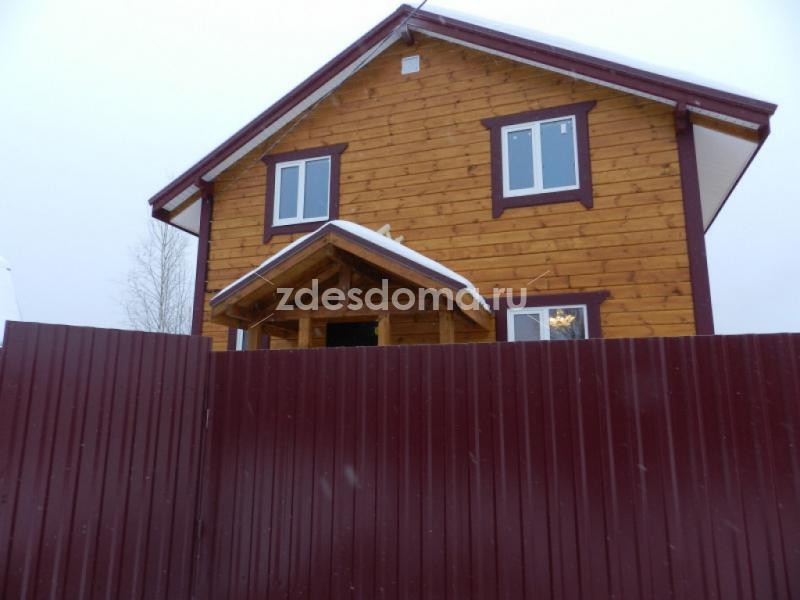   Новый деревянный дом площадью 150кв м. Продается дом в Калужской области по Киевскому шоссе